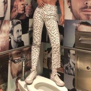 Abercrombie cheetah pants